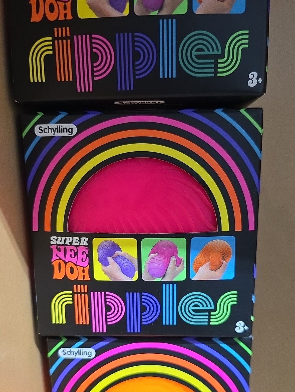 Super NeeDoh Ripples  - Pink